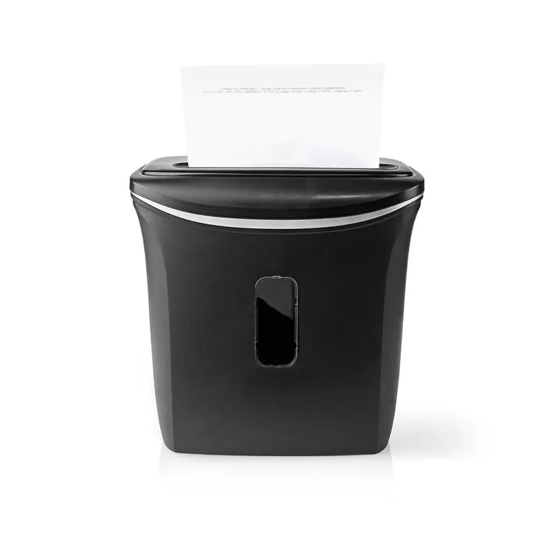 Destructeur de papier 6 feuilles A4 300W 12L Noir - NEDIS - PASH120BKA4