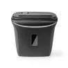 Destructeur de papier 6 feuilles A4 300W 12L Noir - NEDIS - PASH120BKA4
