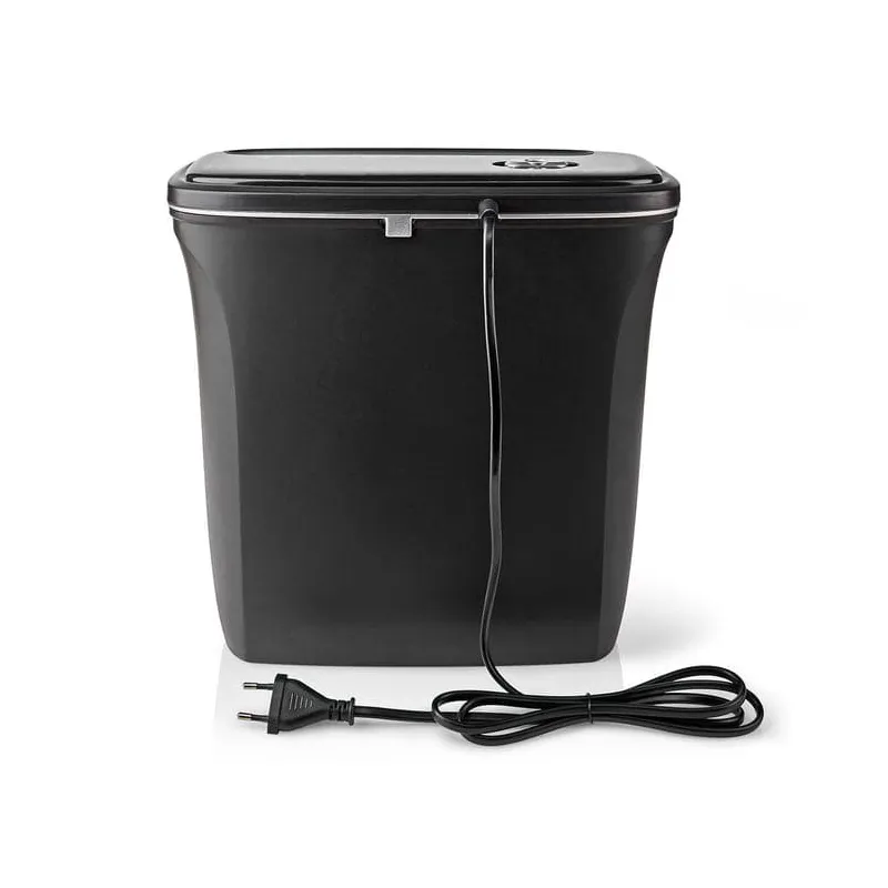 Destructeur de papier 6 feuilles A4 300W 12L Noir - NEDIS - PASH120BKA4
