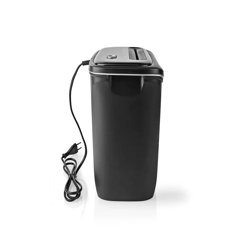 Destructeur de papier 6 feuilles A4 300W 12L Noir - NEDIS - PASH120BKA4