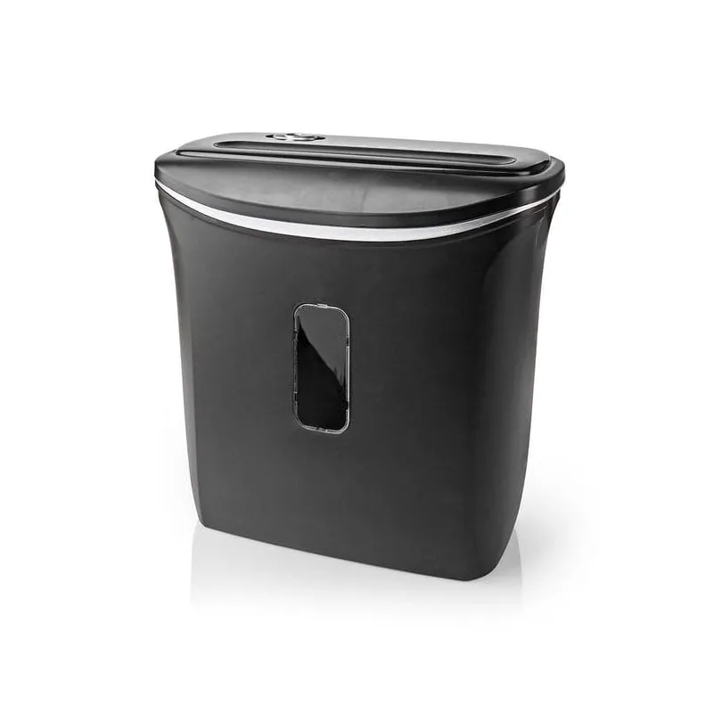 Destructeur de papier 6 feuilles A4 300W 12L Noir - NEDIS - PASH120BKA4