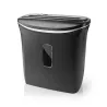 Destructeur de papier 6 feuilles A4 300W 12L Noir - NEDIS - PASH120BKA4