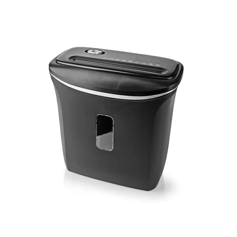 Destructeur de papier 6 feuilles A4 300W 12L Noir - NEDIS - PASH120BKA4