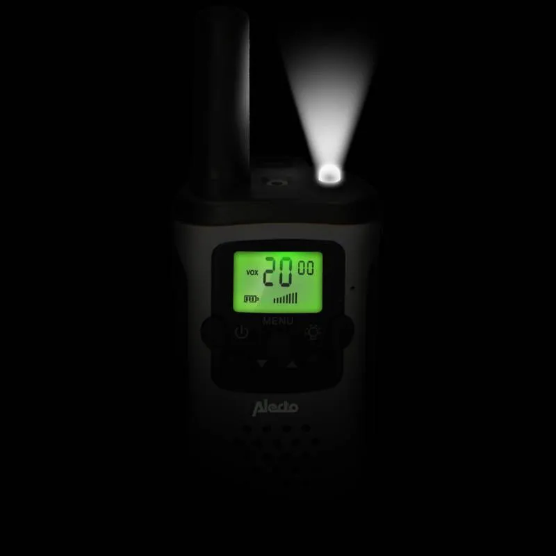 Talkie-walkie 7 km Blanc/Noir - ALECTO - FR175