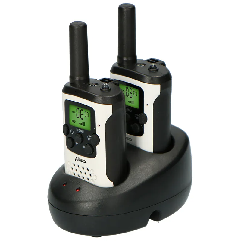 Talkie-walkie 7 km Blanc/Noir - ALECTO - FR175