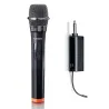 Microphone sans fil avec récepteur 6,3 mm Noir - LENCO - MCW011BK