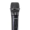 Microphone sans fil avec récepteur 6,3 mm Noir - LENCO - MCW011BK