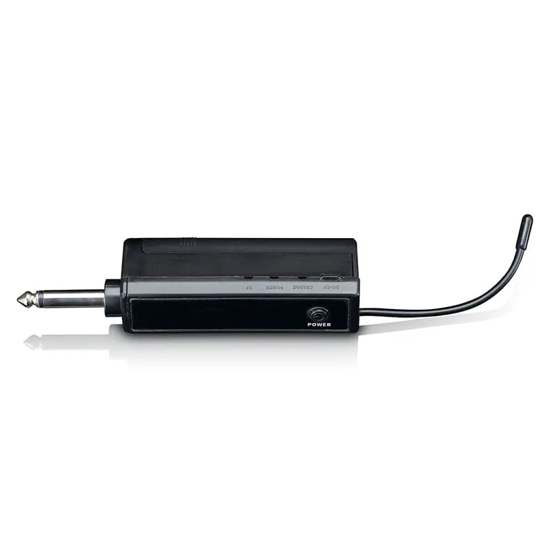 Set de 2 microphones sans fil avec récepteur 6,3 mm Noir - LENCO - MCW020BK