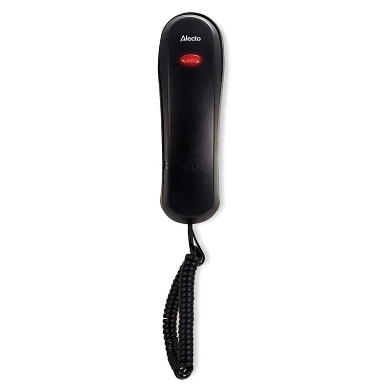 Téléphone filaire fixe simple avec touches mémoire Noir - ALECTO - CW10