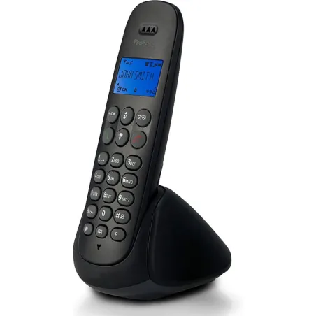 Téléphone sans fil Dect 1 combiné Noir - PROFOON - PDX300