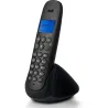 Téléphone sans fil Dect 1 combiné Noir - PROFOON - PDX300