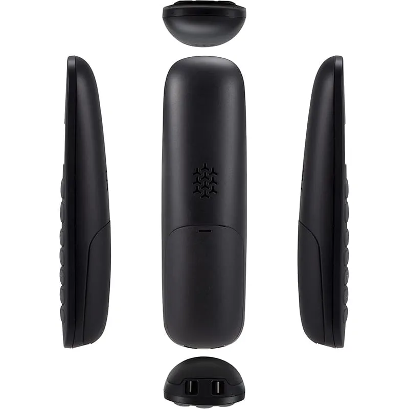 Téléphone sans fil Dect 1 combiné Noir - PROFOON - PDX300