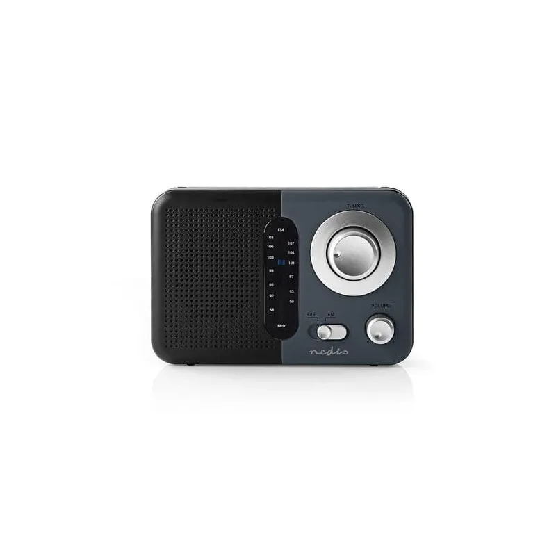 Radio FM portable Bluetooth écran LCD 1,77" Noir - NEDIS - RDFM2225BK
