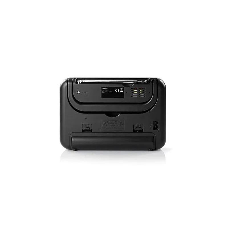 Radio FM portable Bluetooth écran LCD 1,77" Noir - NEDIS - RDFM2225BK