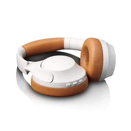 Casque sans fil Bluetooth avec réduction de bruit active Gris/Blanc - LENCO - HPB-830GY