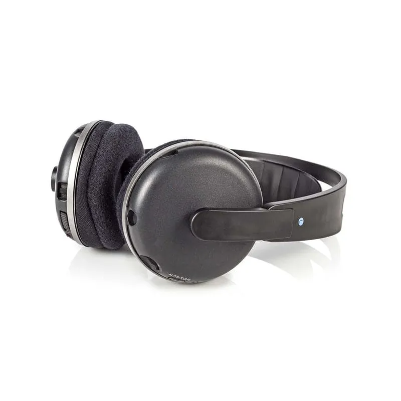 Casque TV sans fil RF Argent/Noir - NEDIS - HPRF210BK