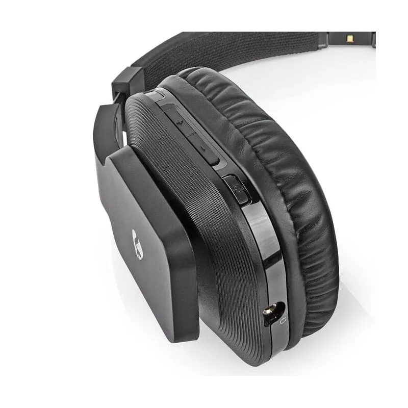 Casque TV sans fil RF 2.4 GHz Noir - NEDIS - HPRF321BK