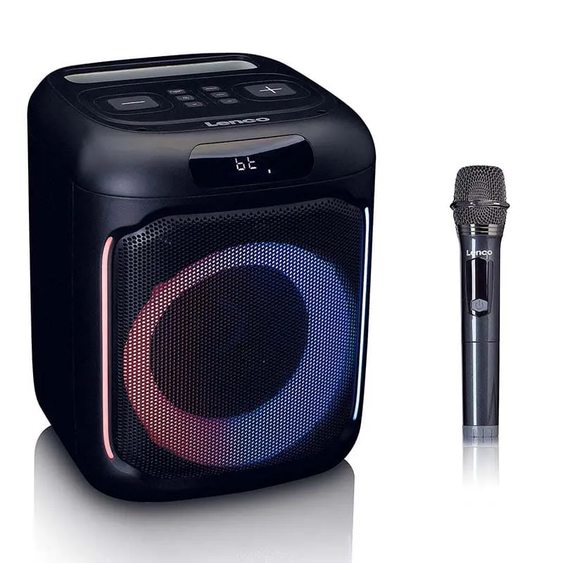 Enceinte bluetooth 100W avec micro sans fil Noir - LENCO - PA101BK