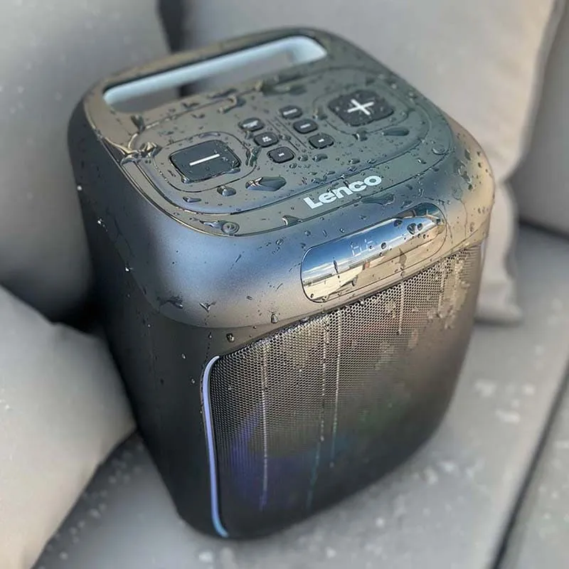 Enceinte bluetooth 100W avec micro sans fil Noir - LENCO - PA101BK