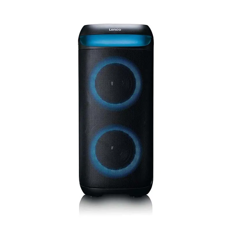 Enceinte bluetooth avec effets lumineux LED 100W Noir - LENCO - PA210BK