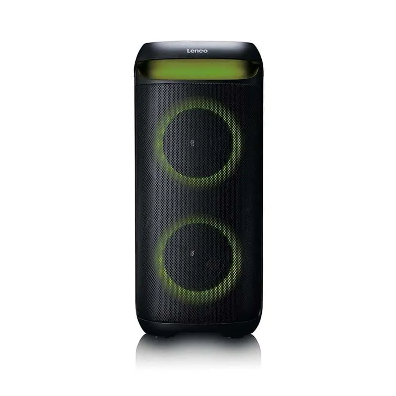 Enceinte bluetooth avec effets lumineux LED 100W Noir - LENCO - PA210BK