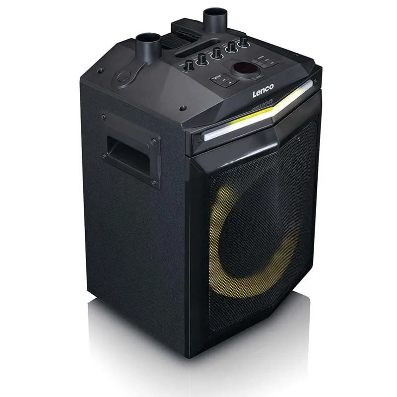Enceinte bluetooth 100W avec 2 microphones sans fil Noir - LENCO - PA220BK