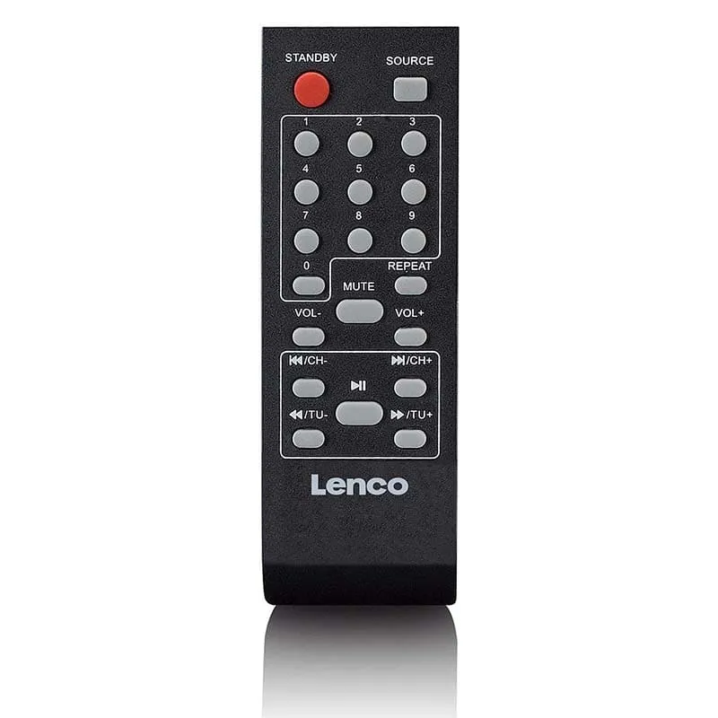 Enceinte bluetooth 100W avec 2 microphones sans fil Noir - LENCO - PA220BK