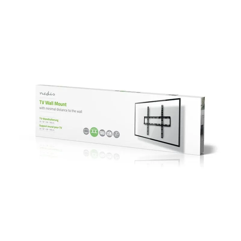 Support mural TV fixe 23-55" Noir - NEDIS - TVWM1031BK