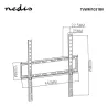 Support mural TV fixe 23-55" Noir - NEDIS - TVWM1031BK
