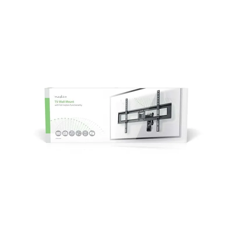 Support mural TV orientable et inclinable 37-70" Noir - NEDIS - TVWM1550BK