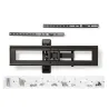 Support mural TV orientable et inclinable 37-70" Noir - NEDIS - TVWM1550BK