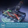 Aspirateur balai sans fil Série 8000 PowerCyclone 12 Aqua noir - PHILIPS - XC8057/1