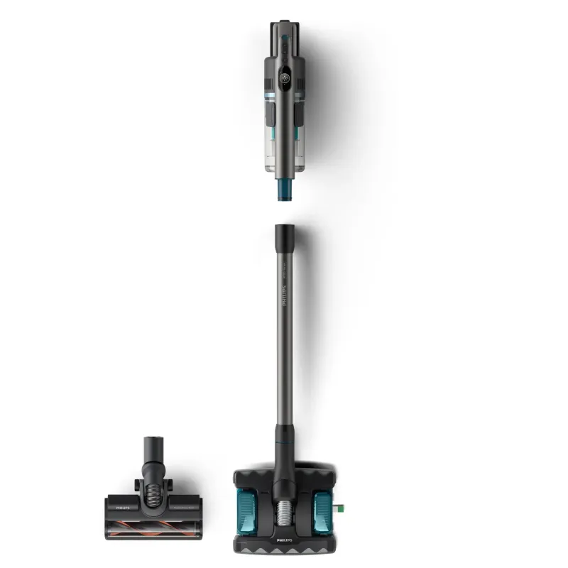 Aspirateur balai sans fil Série 8000 PowerCyclone 12 Aqua noir - PHILIPS - XC8057/1