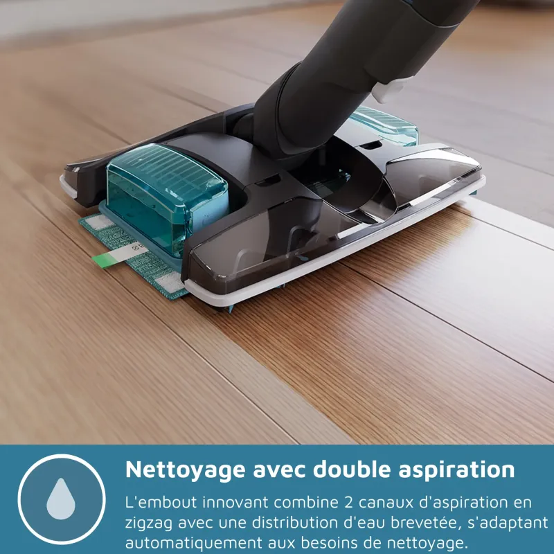 Aspirateur balai sans fil Série 8000 PowerCyclone 12 Aqua noir - PHILIPS - XC8057/1
