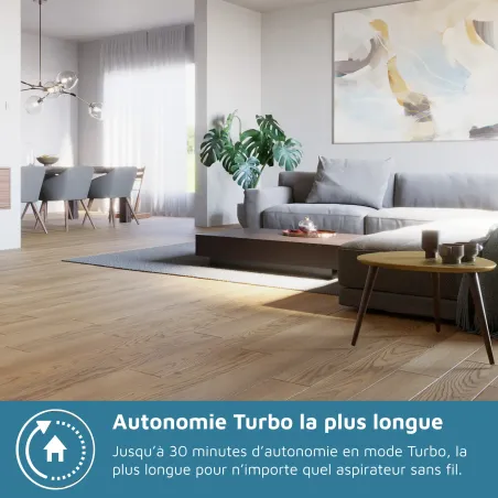 Aspirateur balai sans fil Série 8000 PowerCyclone 12 Aqua noir - PHILIPS - XC8057/1