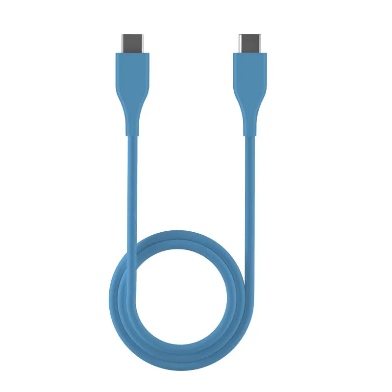 Câble de charge USB-C vers USB-C 1m Bleu - VORTEX - CAB1CCBLE