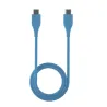 Câble de charge USB-C vers USB-C 1m Bleu - VORTEX - CAB1CCBLE