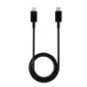 Câble de charge USB-C vers Lightning MFI 1m Noir - VORTEX - CAB1CMFIBLK