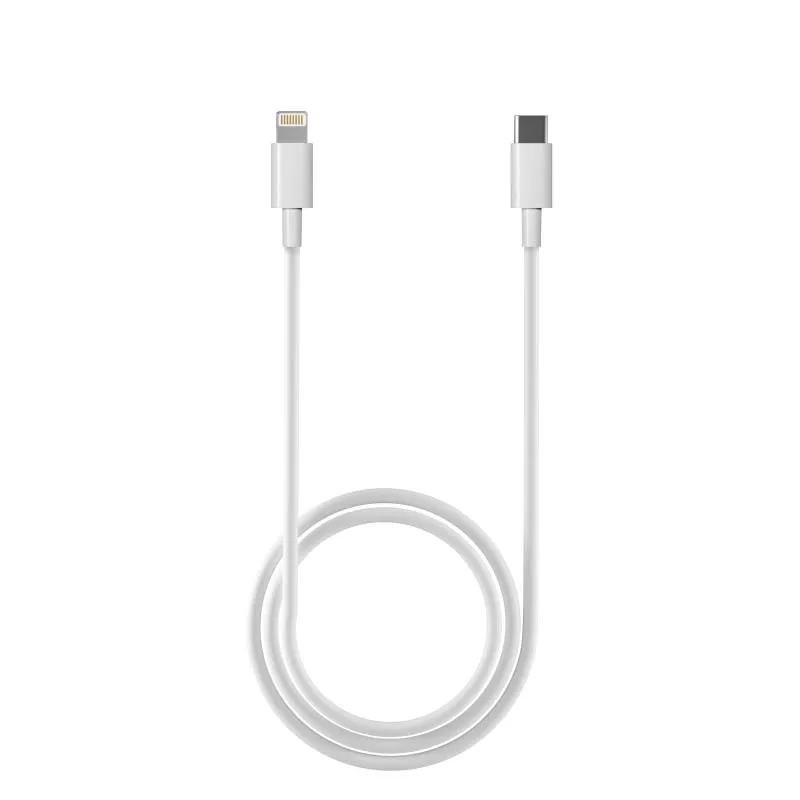 Câble de charge USB-C vers Lightning MFI 1m Blanc - VORTEX - CAB1CMFIWHT