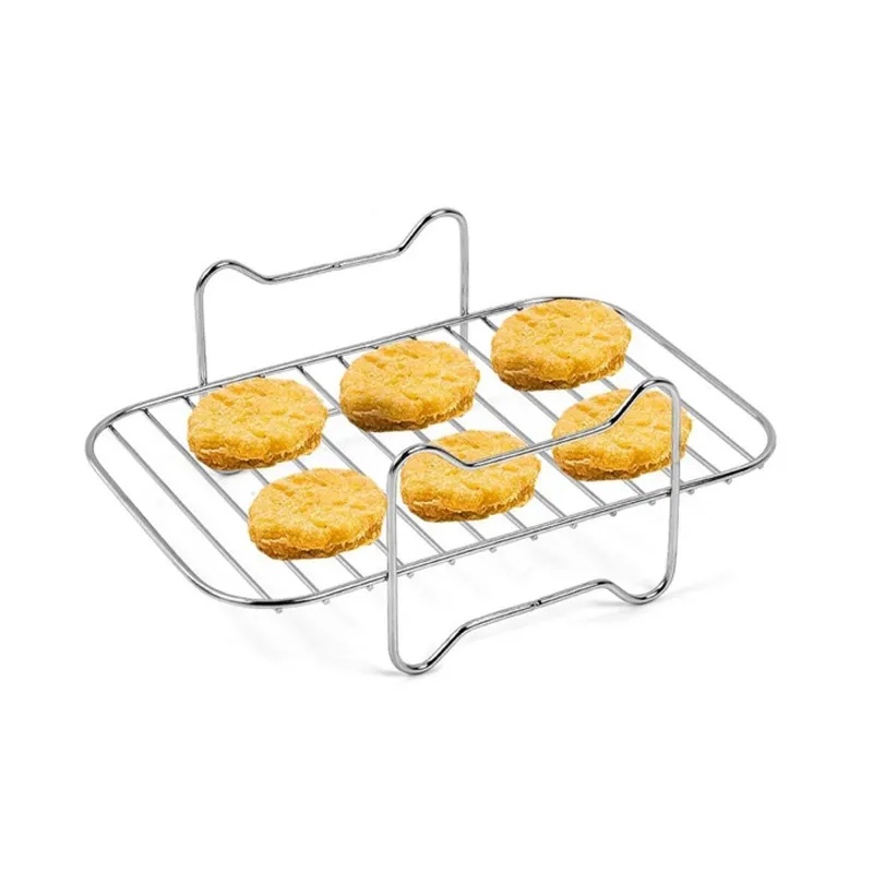 Grille universelle pour friteuse à air 20×12×8 cm Inox - KITCHENCOOK - GRILL20I