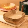Set de 50 moules papier cuisson carré friteuse à air 23cm - NUFRY - PAPERSQUARE2350