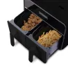 Set de 2 paniers rectangulaires en silicone 21,5cm Noir - KITCHENCOOK - SILIPOT2BLACK