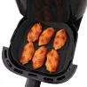 Set de 2 paniers carrés en silicone 21 cm Noir - KITCHENCOOK - SILIPOTSQUAREBLK