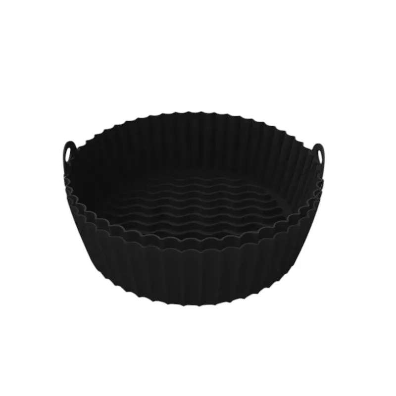 Set de 2 moules ronds en silicone 20 cm Noir - KITCHENCOOK - SILIROUND2BLACK