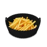 Set de 2 moules ronds en silicone 20 cm Noir - KITCHENCOOK - SILIROUND2BLACK