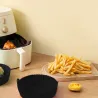 Set de 2 moules ronds en silicone 20 cm Noir - KITCHENCOOK - SILIROUND2BLACK