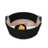 Set de 2 moules ronds en silicone 20 cm Noir - KITCHENCOOK - SILIROUND2BLACK
