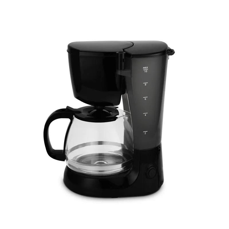 Cafetière filtre 10 tasses 750W 1,25L  Noir - KITCHENCOOK - COSYCOFFEE