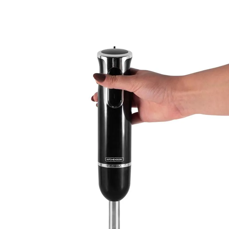 Mixeur plongeant pied inox 600W Noir - KITCHENCOOK - HANDXBLACK
