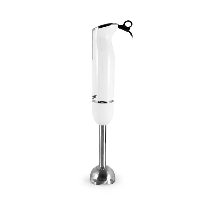 Mixeur plongeant pied inox 600W Blanc- KITCHENCOOK - HANDXWHITE